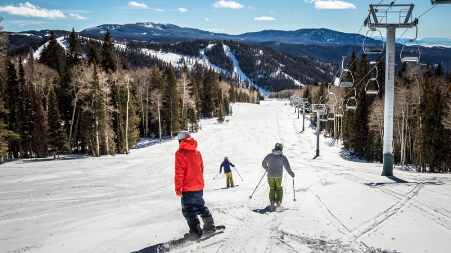 Wintersport Eagle Point Resort.